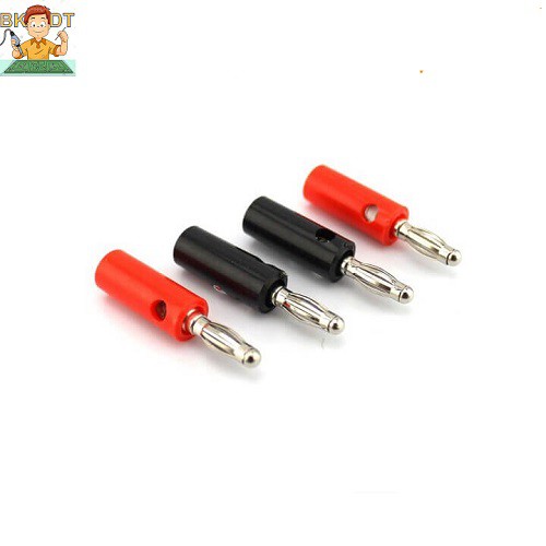 Đôi jack bắp chuối cái 4mm JK-312 (đỏ+đen) chất lượng tốt