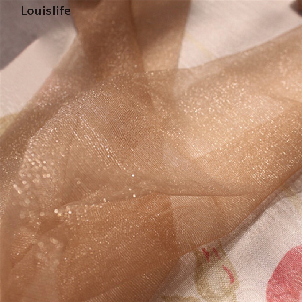 Quần tất Louislife nylon mỏng lấp lánh liền mạch gợi cảm cho nữ
