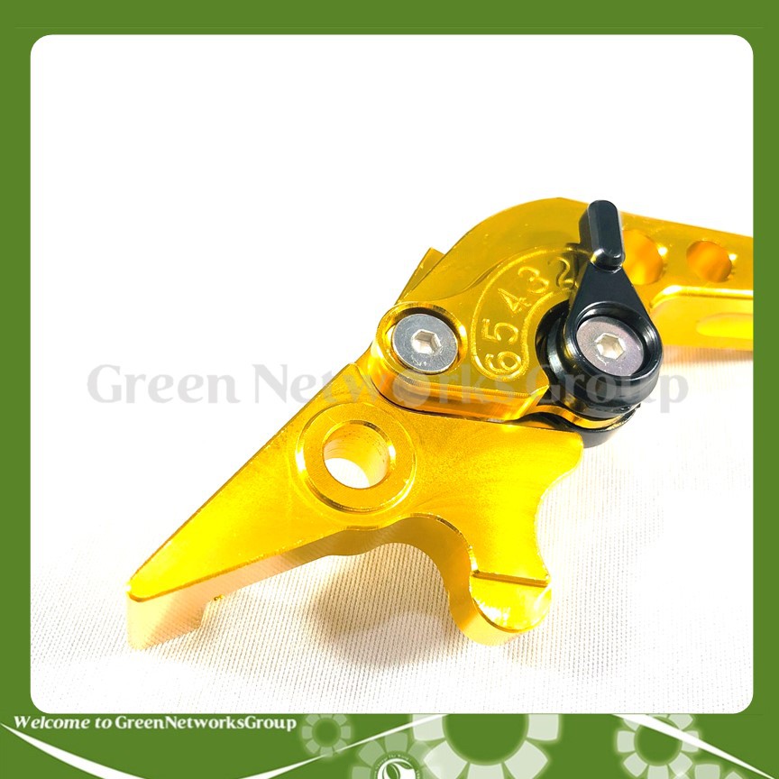 Tay Thắng đĩa chỉnh 6 số dành cho xe gắn máy Màu vàng Greennetworks
