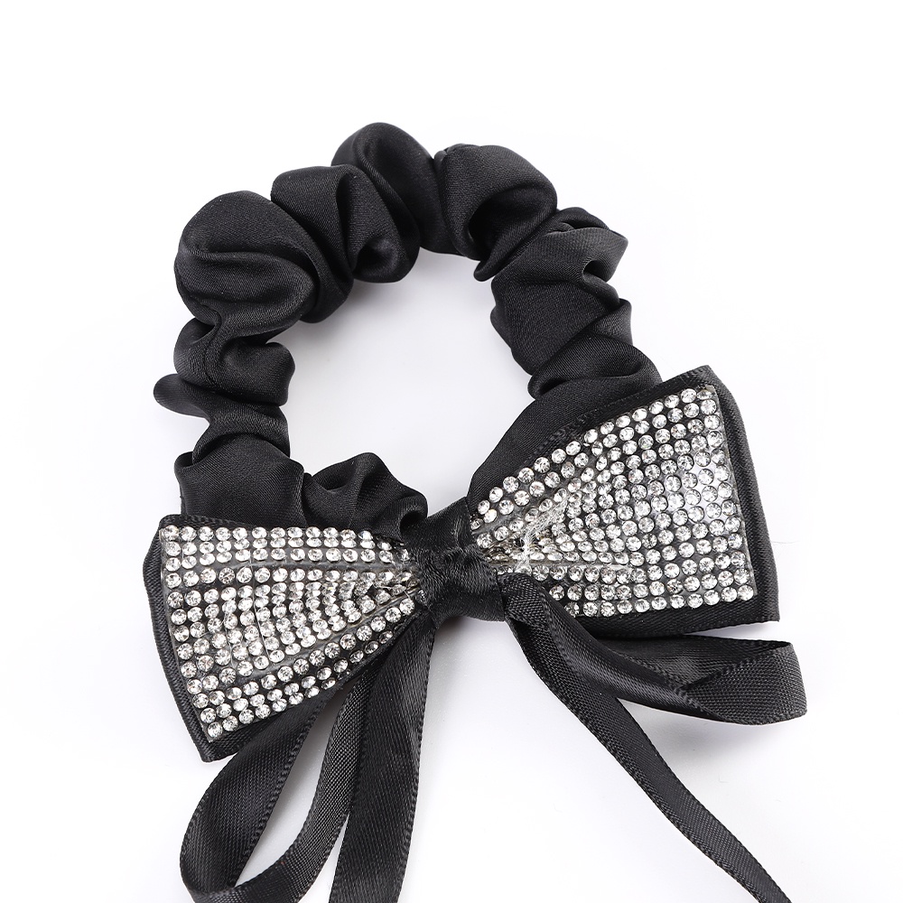 Dây Buộc Tóc Đính Nơ Ruy Băng Và Ngọc Trai Nhân Tạo Thời Trang Cho Nữ