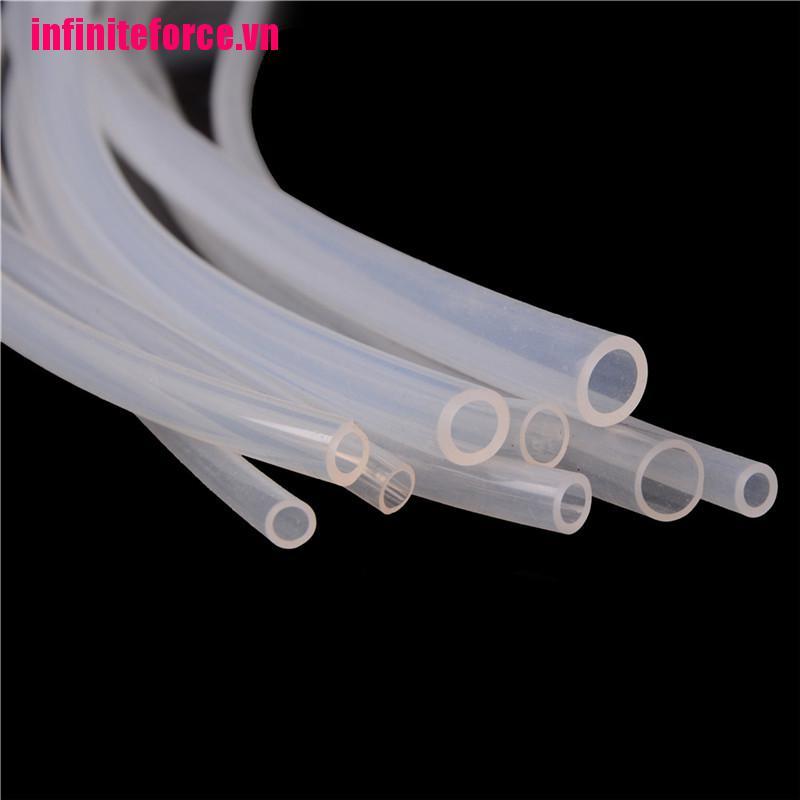 Ống Cao Su Silicon Mềm Trong Suốt Không Độc Hại 1m