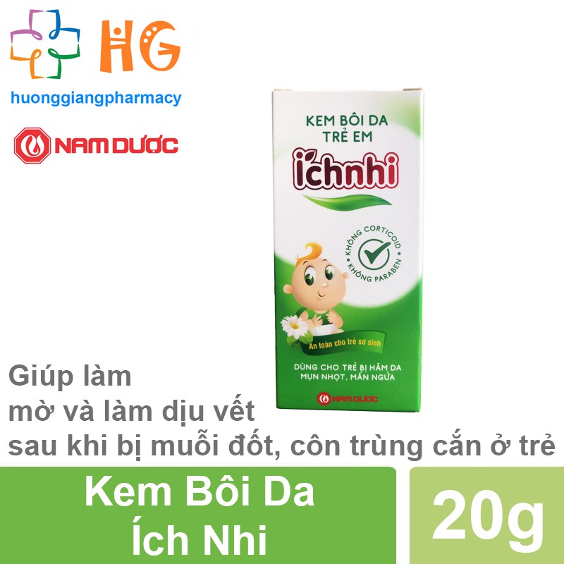 Kem Bôi Da Ích Nhi - Giúp giảm ngay triệu chứng ngứa, sưng, đỏ do gãi ngứa, dị ứng. Làm mờ và làm dịu vết muỗi đốt