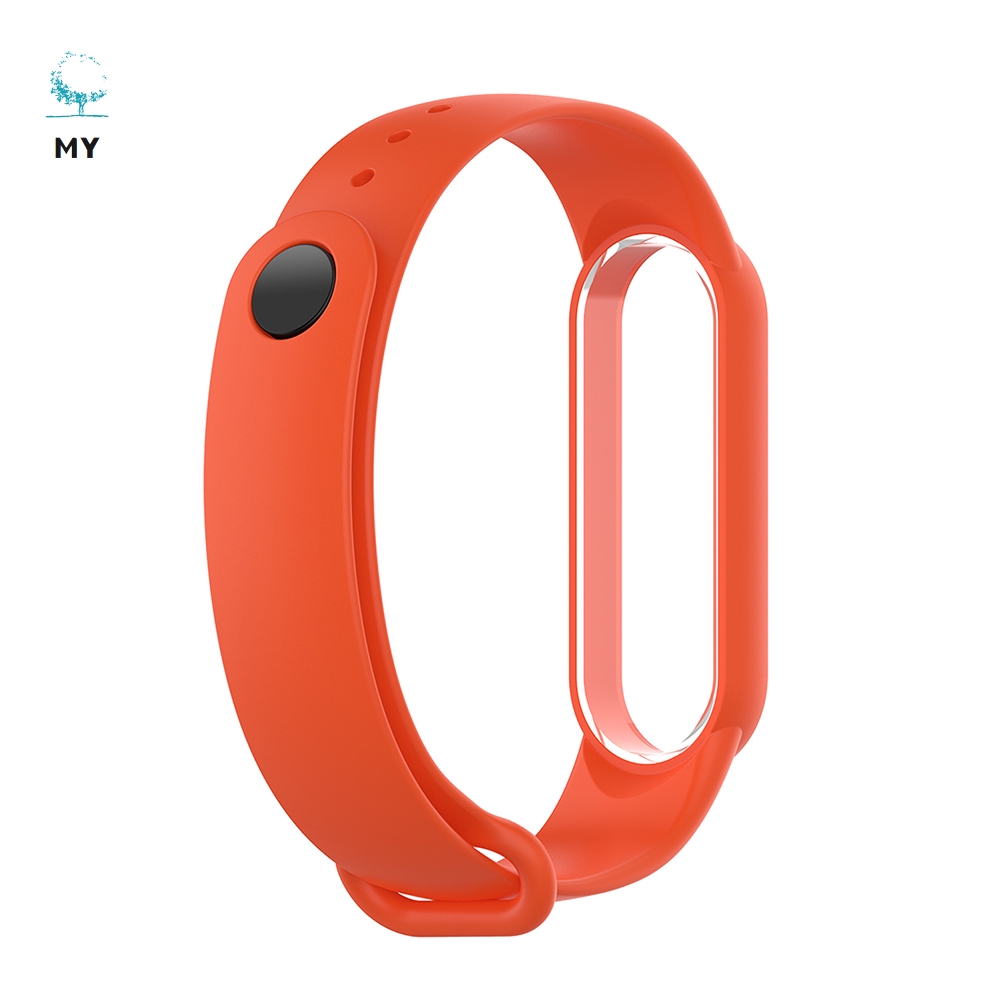 Dây Đeo Thay Thế Chất Liệu Tpu Màu Trơn Cho Xiaomi Mi Band 5