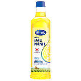 Dầu đậu nành Simply 1L Date mới