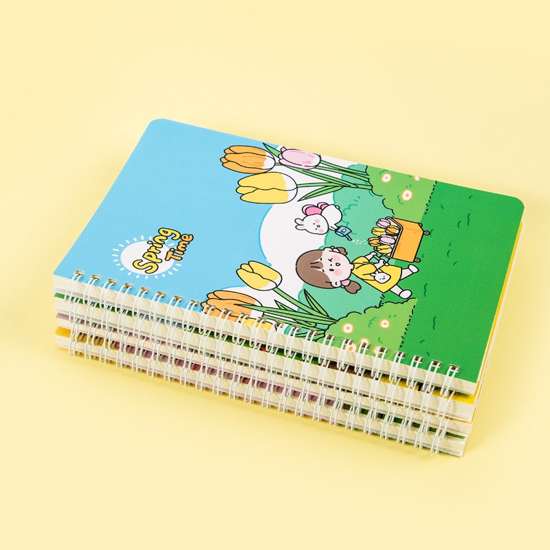 Sổ lò xo GuangBo Muma A5 4 màu 60507-17 160 trang