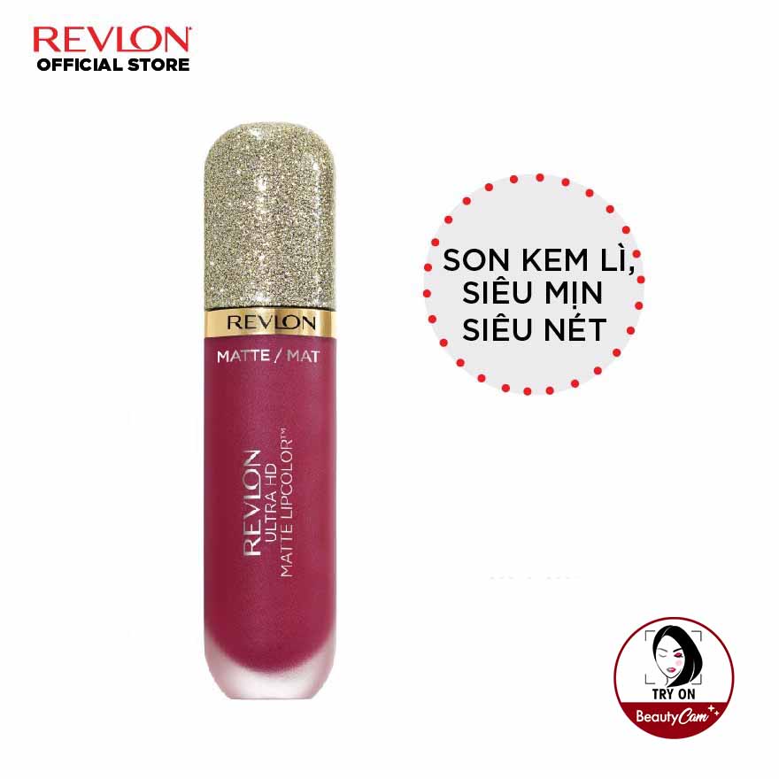 [Tặng kèm Nail] Son kem dạng lì Revlon Lunar Ultra HD Matte Lipcolor 5.9ml