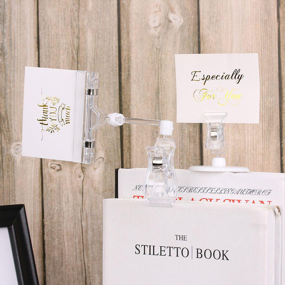 PINEVN Set 2 Giá Đỡ Trưng Bày Kẹp Đôi Bằng Nhựa Tiện Dụng Cho Tr