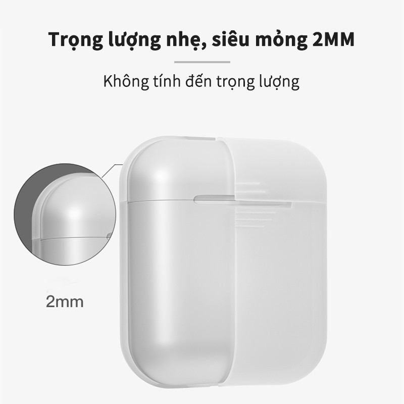 Vỏ silicon mềm siêu mỏng bảo vệ hộp sạc tai nghe i12