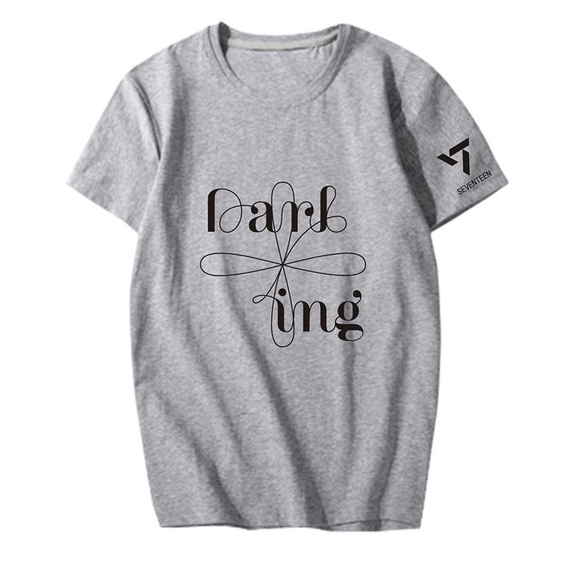 Áo Thun Tay Ngắn In Hình Nhóm Nhạc SEVENTEEN