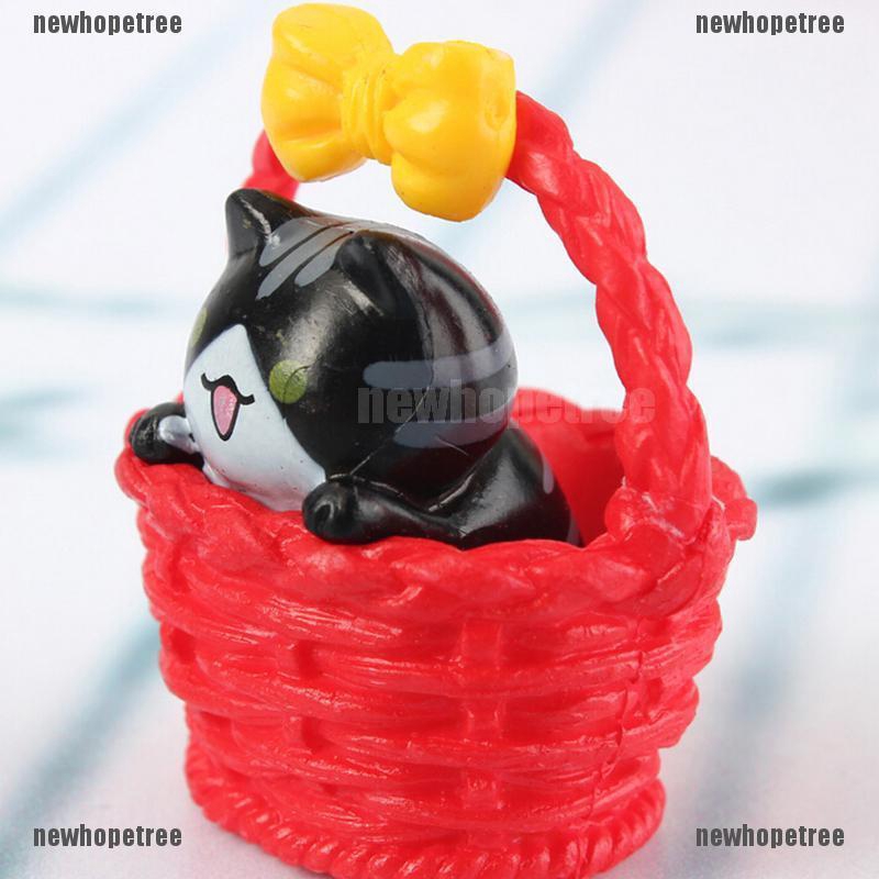 Đồ trang trí vườn bằng nhựa hình mèo