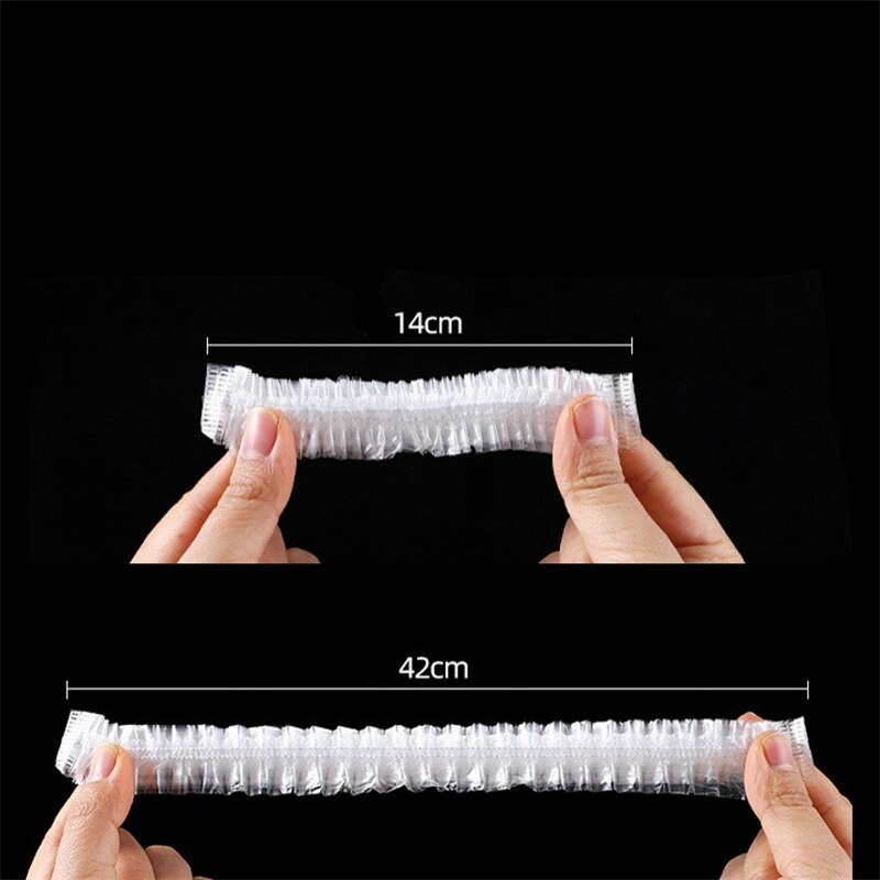 100 Cái Dùng Một Lần Nắp Bảo Quản Tươi Tủ Lạnh Thực Phẩm Ngăn Mùi Bằng Nhựa Bọc Thực Phẩm Bao Bọc Thực Phẩm Bao Phủ Bữa ăn