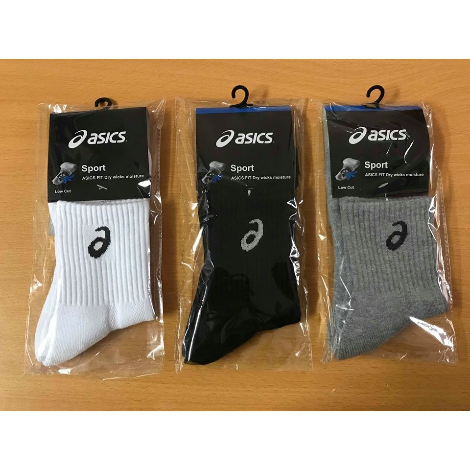 Tất tennis 100% cotton cao cổ dày