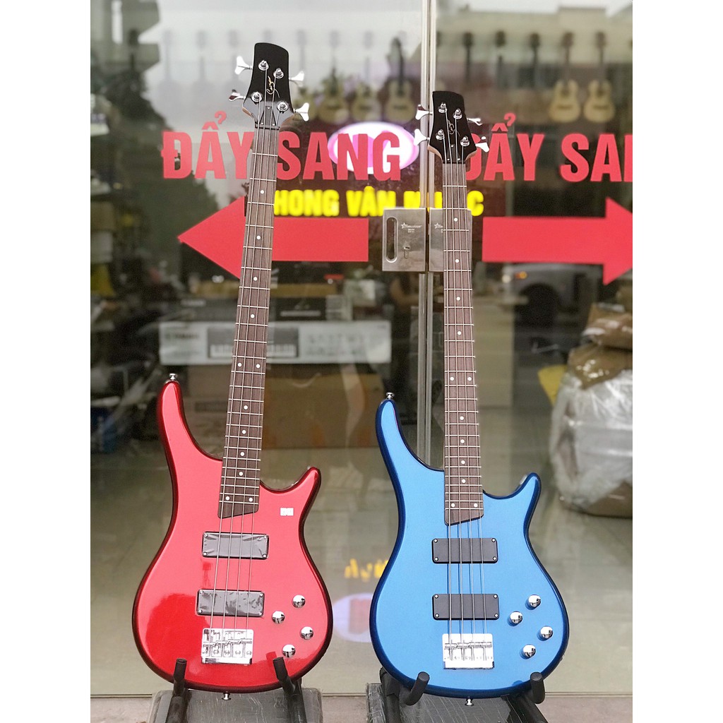 Guitar bass điện Saiger (tặng kèm phụ kiện)