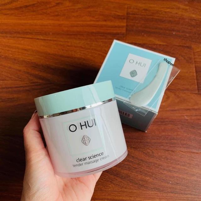 Kem Massage Ohui Sáng Da, Nâng Cơ Và Săn Chắc Da - Ohui Clear Science Tender Massage Cream 230ML