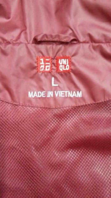 Áo gió nữ 2 lớp uniqlo made in vn