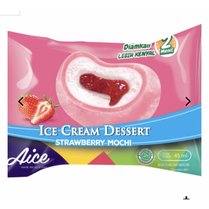 Kem aice mochi dâu