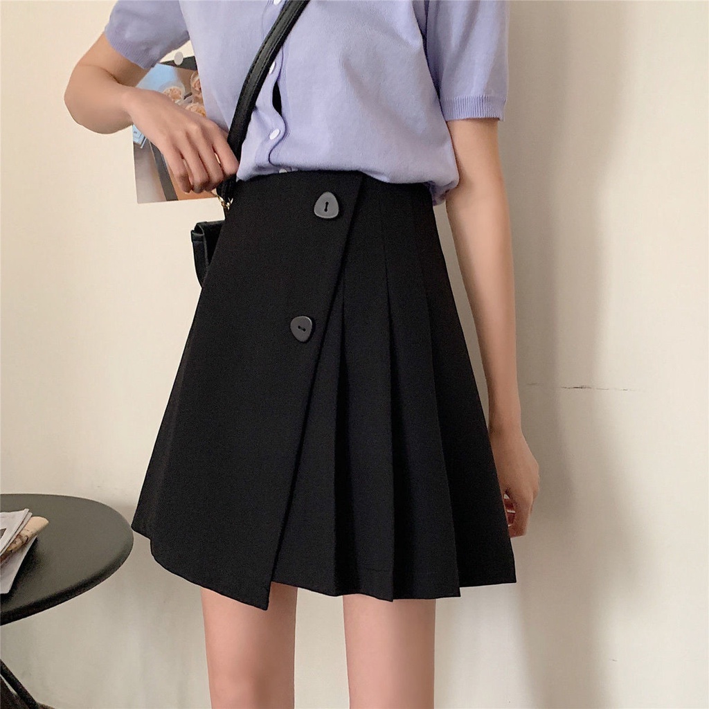 Chân Váy Chữ A Lưng Cao Thiết Kế Lệch Tà Thời Trang Mùa Hè Cho Nữ váy chân váy chữ a váy chữ a chân váy chữ a