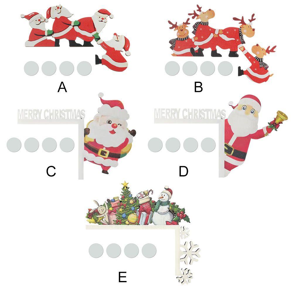 PINEVN Phụ Kiện Trang Trí Cửa Phong Cách Giáng Sinh Độc Đáo