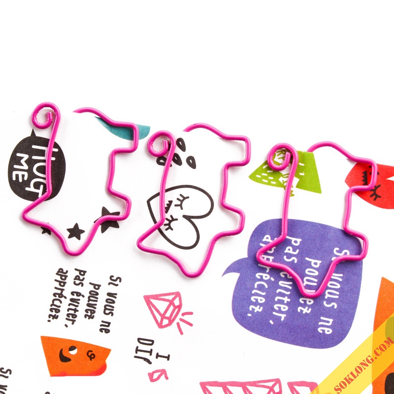 Kẹp giấy chú heo hồng ngộ nghĩnh trang trí sổ tay Bullet Journal K02 VPPTUEMINH