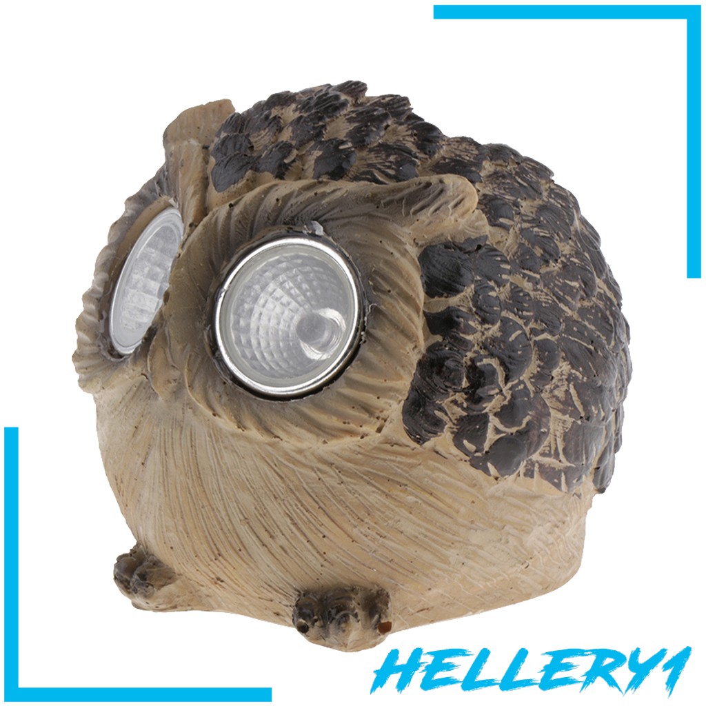 1 Đèn Năng Lượng Mặt Trời Hình Cú / Mèo Cho Sân Vườn