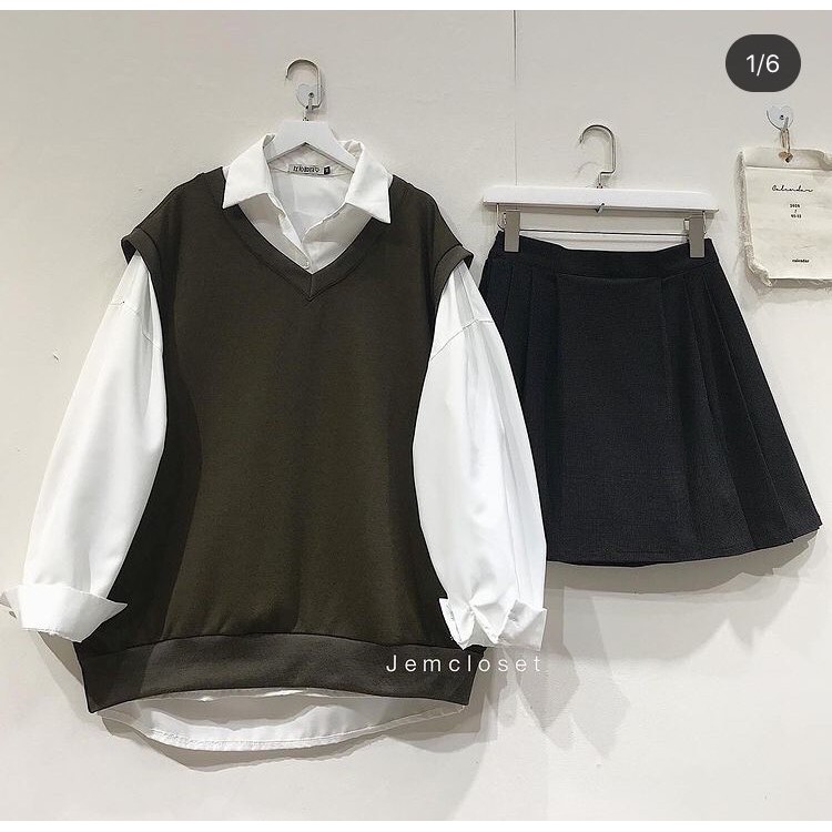 [Mã FADIRECT20 giảm 20K đơn 150K] Chân Váy Caro SANHI Xếp Li-3265 | BigBuy360 - bigbuy360.vn