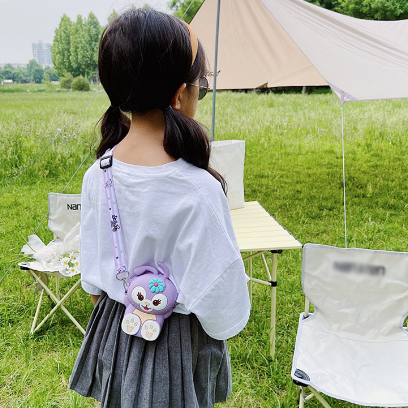 Túi đeo chéo thiết kế thỏ hoạt hình dễ thương cho bé gái