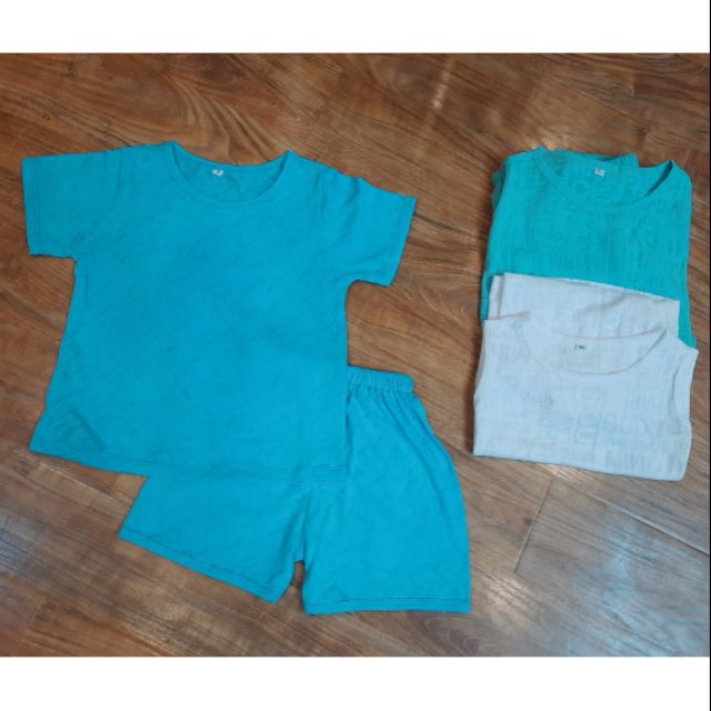 Set 3 bộ cotton hè cho bé