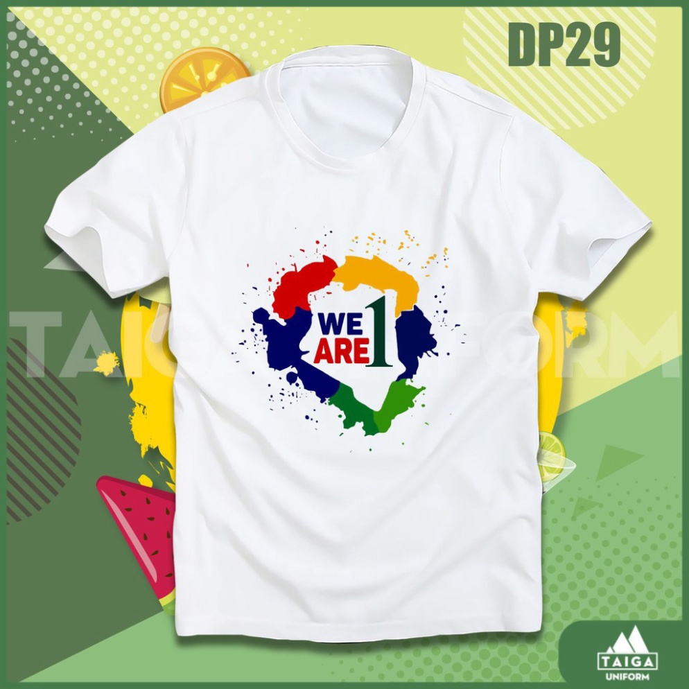 Áo thun đồng phục, du lịch biển, teambuilding Taiga chất cotton in hình cực kute mã dp29
