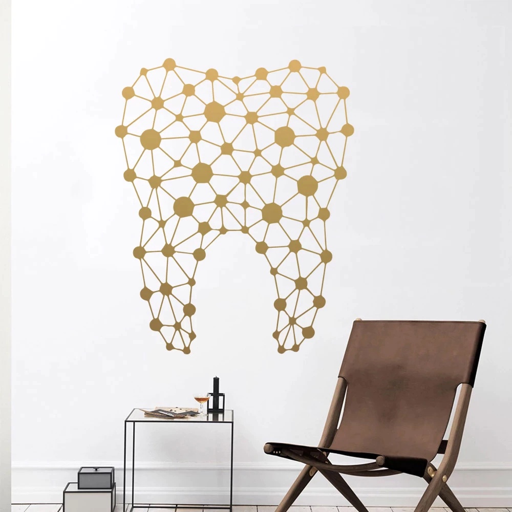 Decal trang trí phòng nha khoa, tạo điểm nhấn, thu hút khách hàng, tăng doanh thu