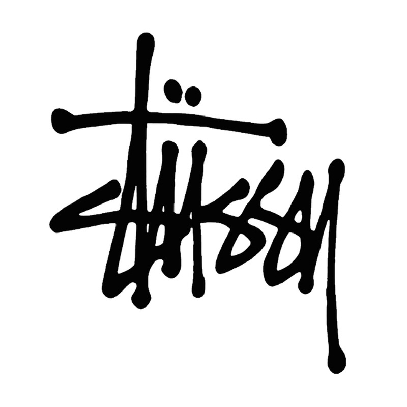 Miếng Dán Trang Trí Cửa Sổ Xe Hơi In logo Stussy Bằng vinyl