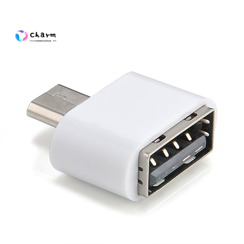[CM] Stock Micro USB Male to USB 2.0 Female Adapter OTG Converter for Android Tablet Phone