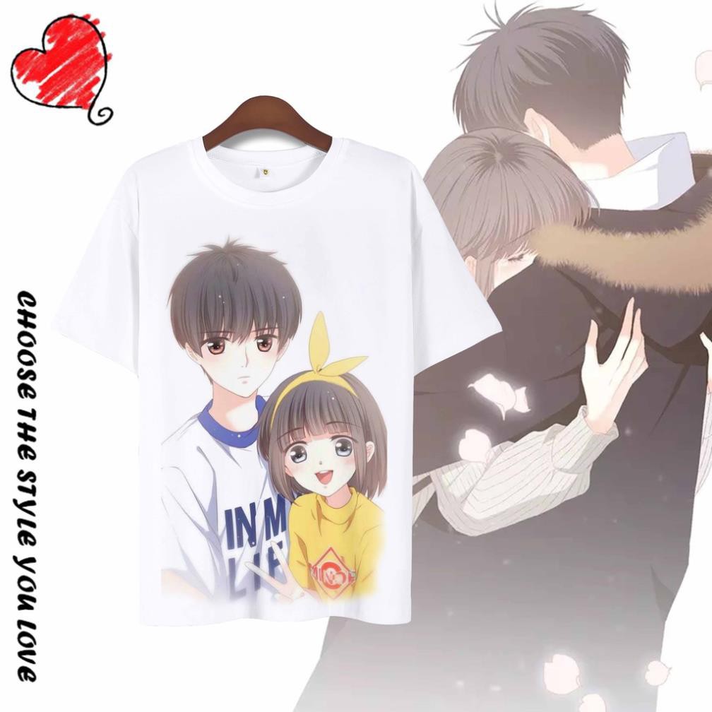 Sale Ao Thun Truyện Tranh Manhua Con Tim Rung động Dễ Thương Gia Tốt Nhất Chinh Hang 000đ