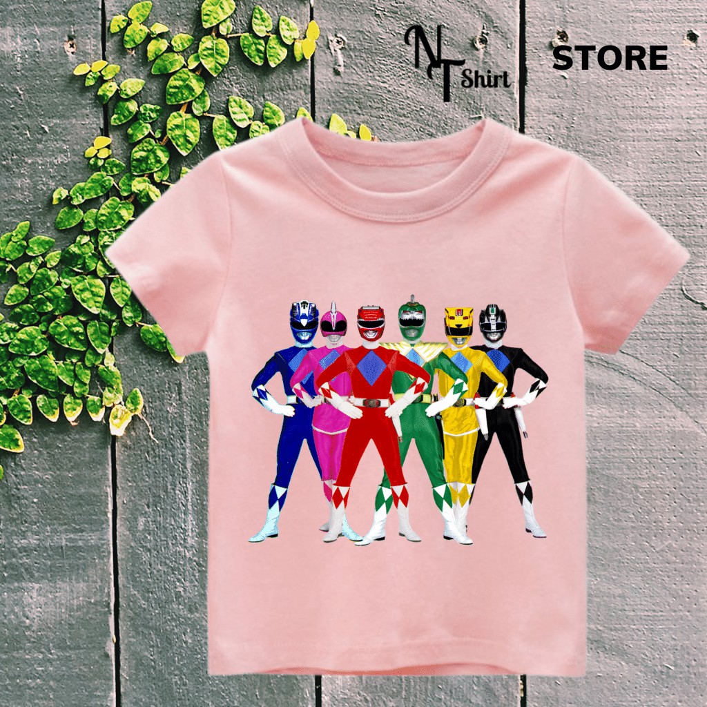 Áo thun bé trai và bé gái, Áo phông trẻ em in hình Anh Em Siêu Nhân , Áo cotton xịn mặc mát thoải mái NTshirt 05