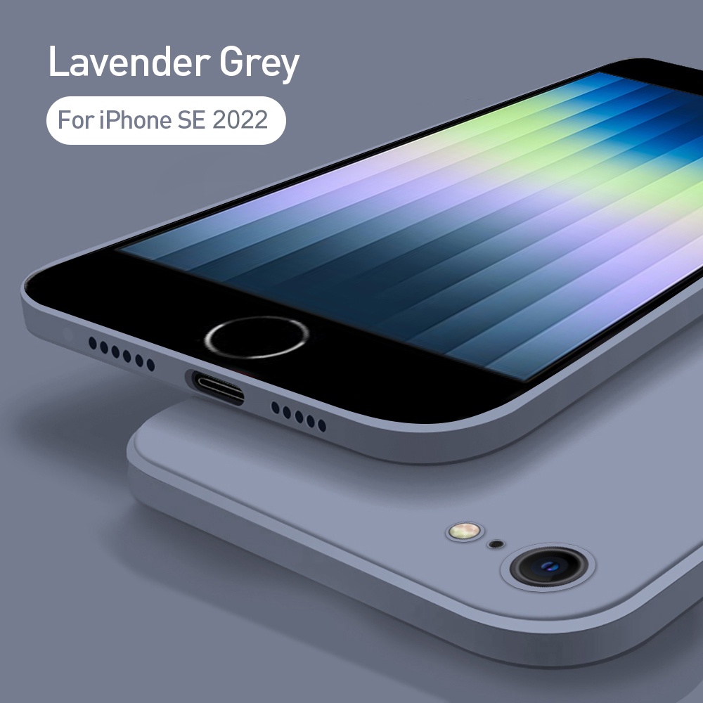 New Liquid Silicone Soft Case For iPhone SE 2022 4.7inch Shockproof Protective Cover For Apple iPhone i PhoneSE SE2020 SE2022