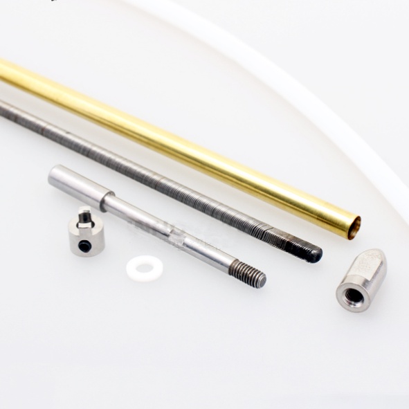 Bộ láp cáp đầu vuông đầy đủ kích thước trục 3.17mm / 4mm/ 4.76mm ráp tàu/cano điều khiển từ xa