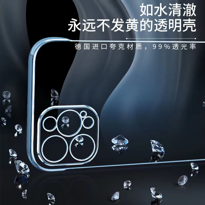 Ốp Điện Thoại Trong Suốt Không Viền 6D Cho iphone 12/13 12Pro/13Pro max 12 13 Pro max