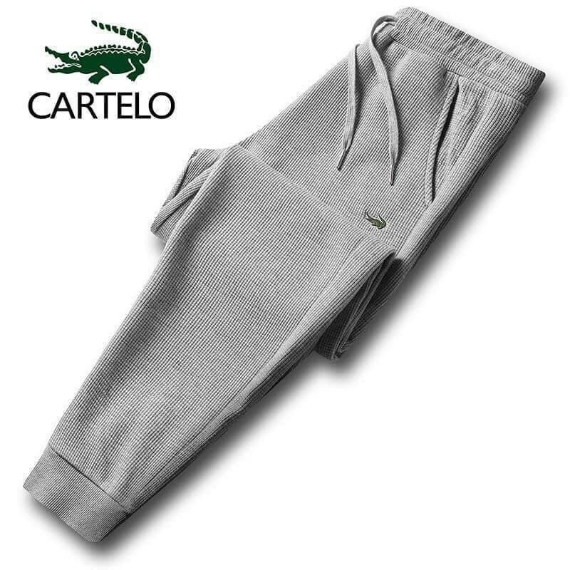 Quần jogger nam nữ Cartelo chất liệu tổ ong dày dặn xuất xịn