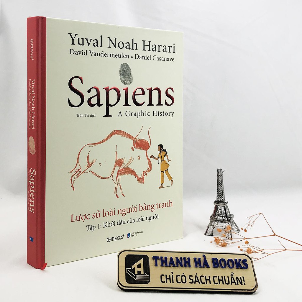 Sách - Sapiens - Lược Sử Loài Người Bằng Tranh (Bìa cứng) - Tập 1: Khởi Đầu Của Loài Người