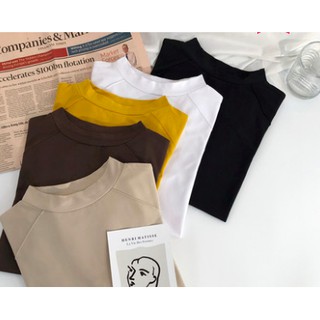 ÁO PHÔNG BASIC CỔ CAO SIÊU ĐẸP