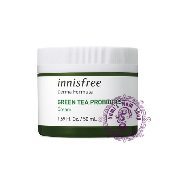 Kem Dưỡng Ẩm Trà Xanh Innisfree Derma Formula Green Tea Probiotics Cream