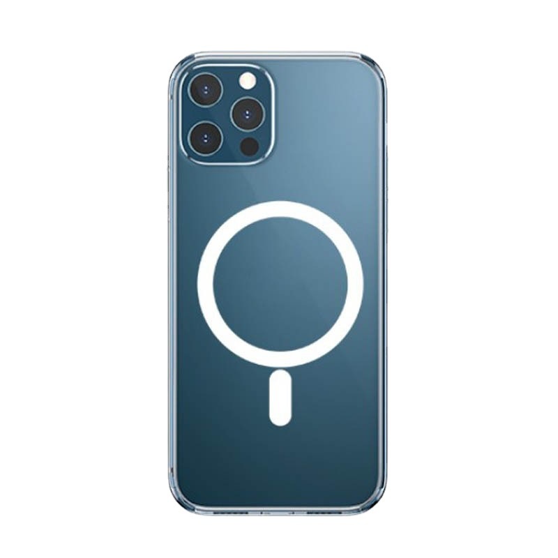 Ốp Điện Thoại Mặt Kính Trong Suốt Từ Tính Cho IPhone 14 13 12 Pro Max 11