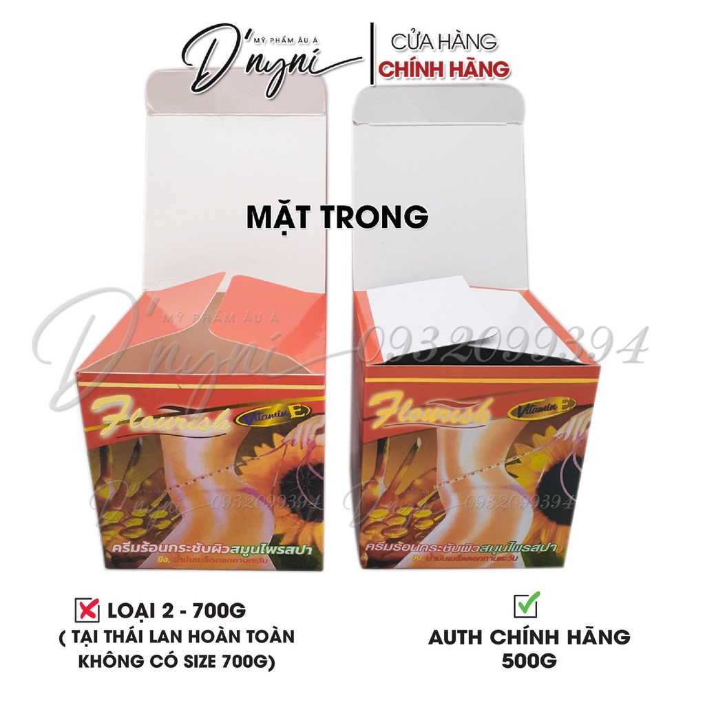 Kem Tan Mỡ Bụng Gừng Ớt Flourish Thái Lan 500ml