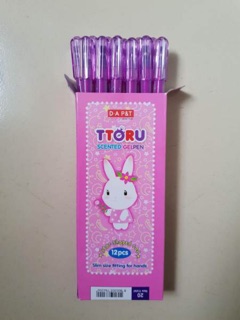 bút kim (bút bi) mực tím Học sinh TToru thơm