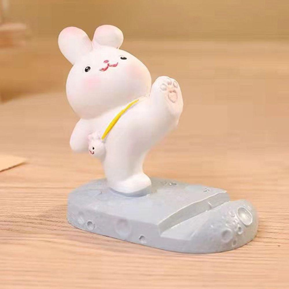 Giá Đỡ Điện Thoại Hình Thỏ Bằng Nhựa Resin