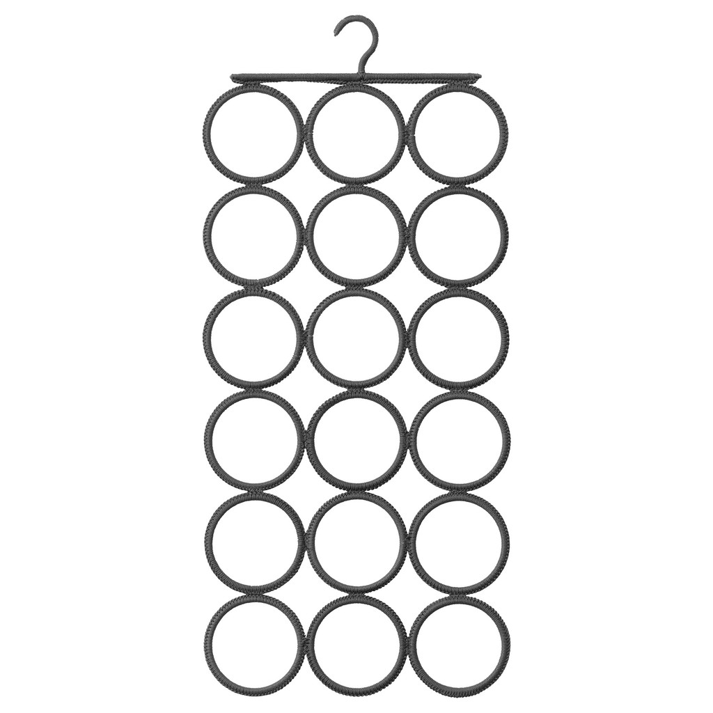 Móc treo đa năng mũ, khăn, cà vạt IKEA KOMPLEMENT (Đen)