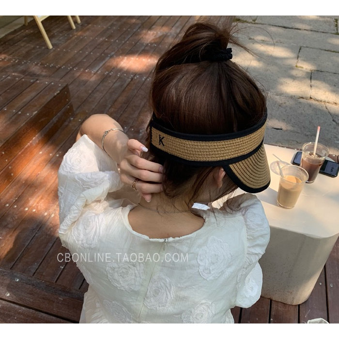 Nón Rộng Vành Hở Chóp Chống Tia Uv Phong Cách Hàn Quốc Thời Trang Mùa Hè Dành Cho Nữ Sự Bảo Vệ