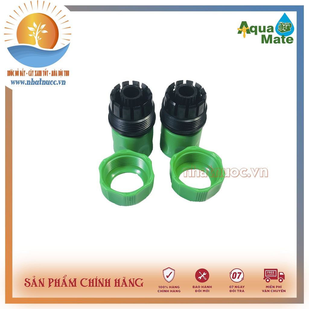 Nối Aquamate W-3180 một đầu nối nhanh âm, một đầu nối ống mềm D19