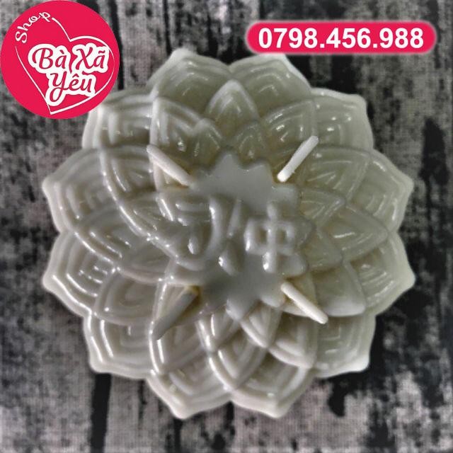 Combo 2 khuôn làm bánh trung thu , rau câu 3D hoạ tiết chữ - BX1197