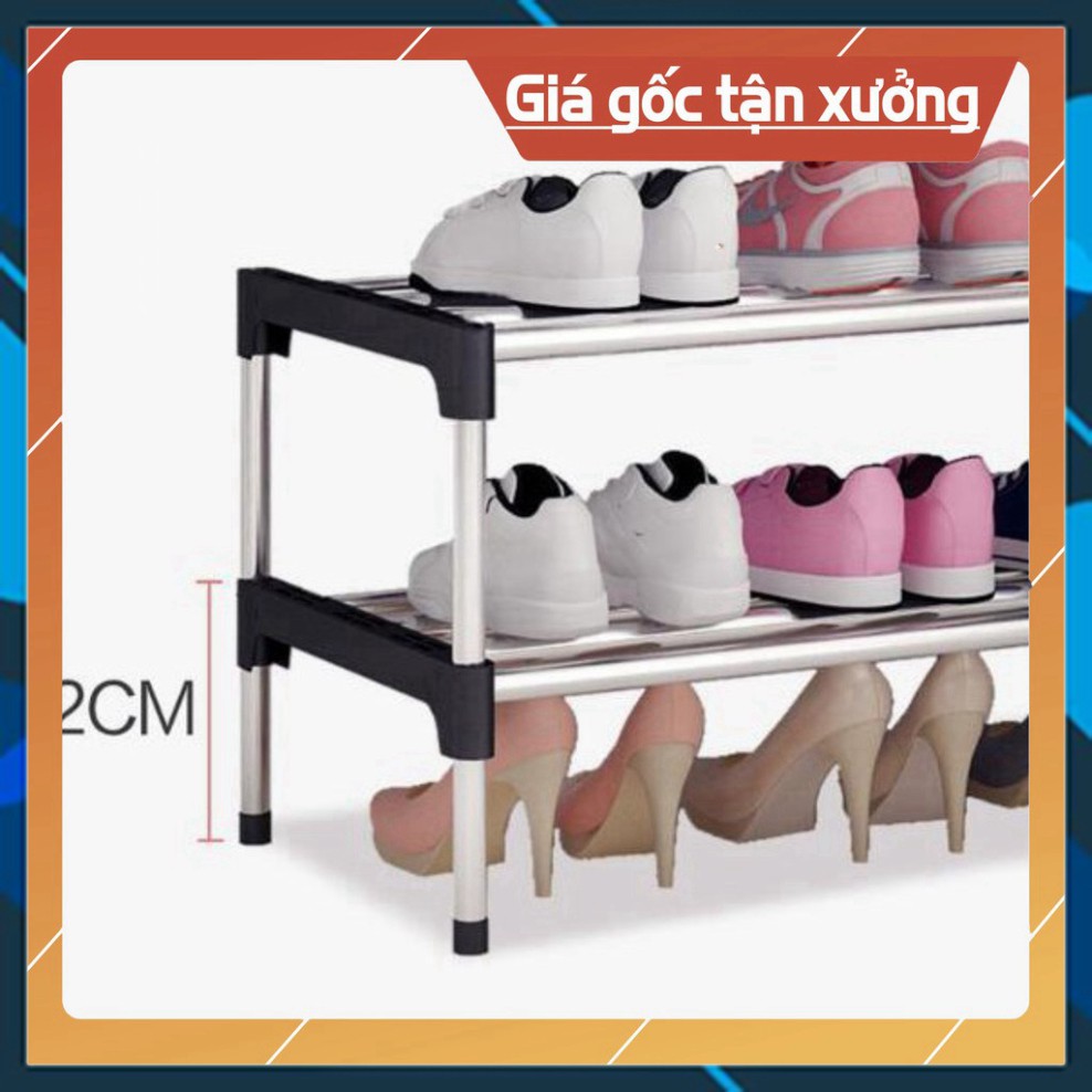 [ sale mùa hè] Giá kệ để giày dép inox 5 tầng 6 tầng phong cách Hàn Quốc cao cấp .