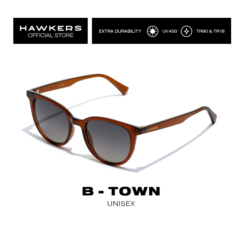 Kính mát HAWKERS trái đất đen chống tia uv400 bảo vệ cho nam và nữ hbto21wbt0